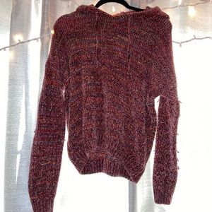 Multicolor sweater hoodie